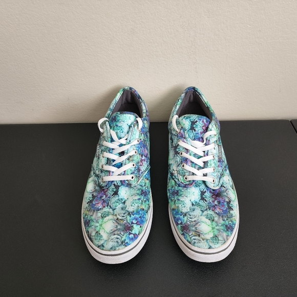 Vans Off The Wall Multicolor Floral Print Sneaker Shoes Women's Size 9 - Picture 7 of 10